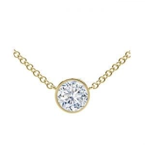 The Forevermark Tribute™ Collection 18k Round Diamond Necklace