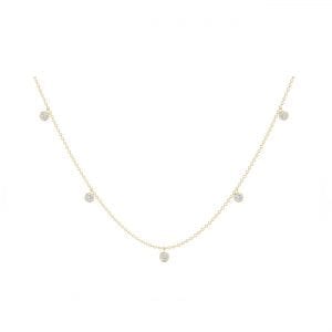 The Forevermark Tribute™ Collection 18k Five Stone Dangle Necklace